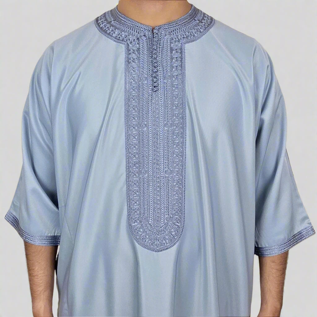 Premium Zip Gandoura | Moroccan Thobe