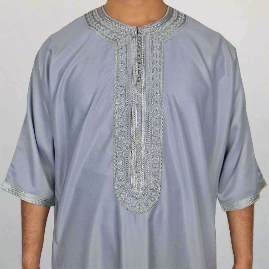 Premium Zip Gandoura | Moroccan Thobe