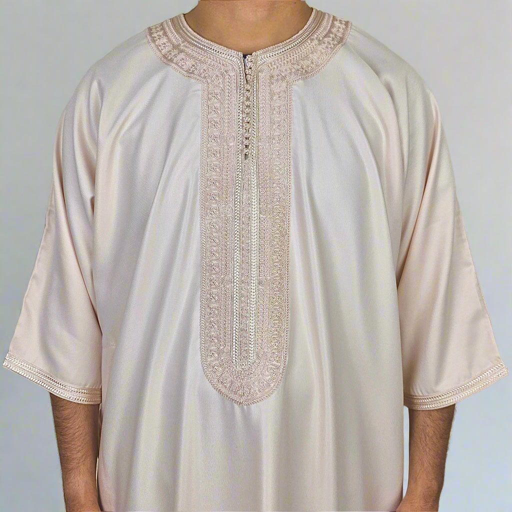 Premium Zip Gandoura | Moroccan Thobe