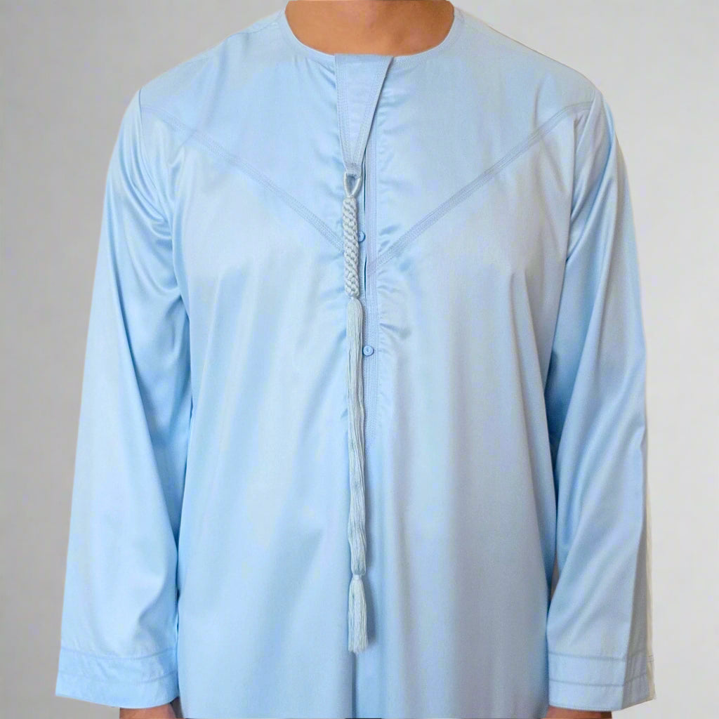 Premium Emirati Thobe | Zip and Detchable Tassel