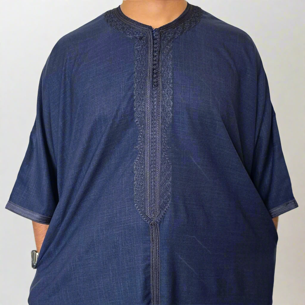 Premium Gandoura (With Middle Line) | Moroccan Thobe