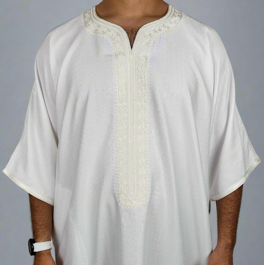 Premium Cotton Gandoura | Moroccan Thobe