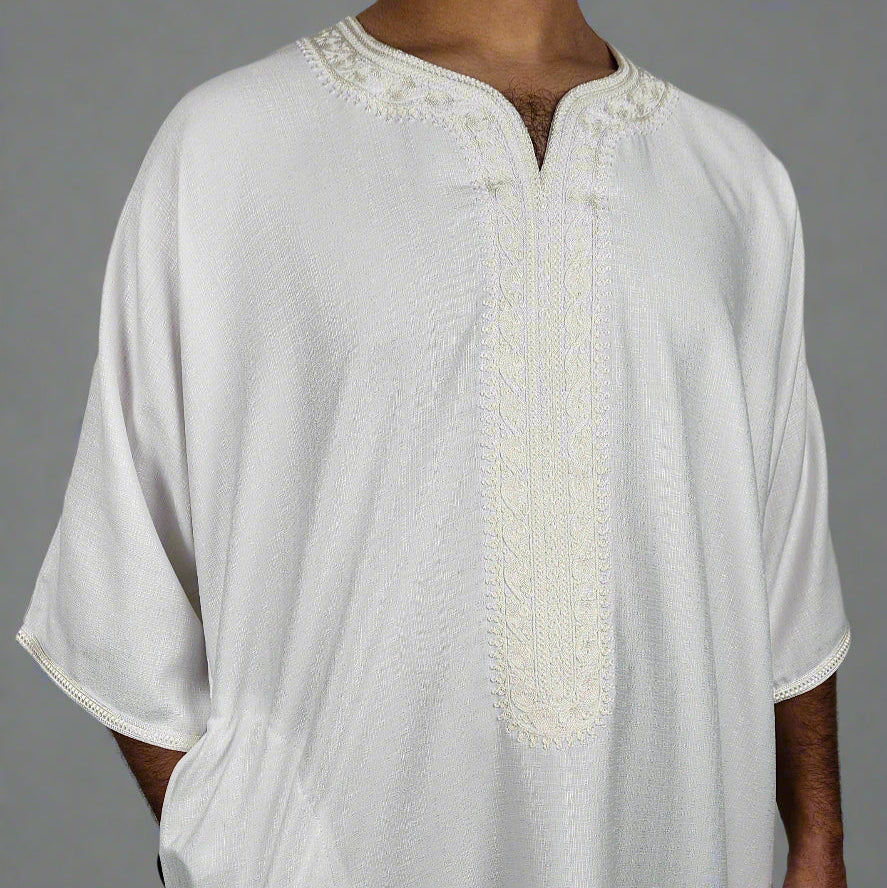 Premium Cotton Gandoura | Moroccan Thobe