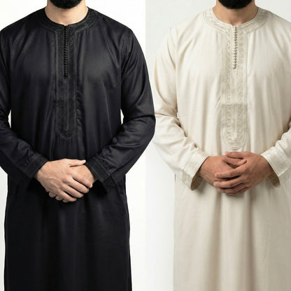 Moroccan Kaftan - Long Sleeve Moroccan Thobe