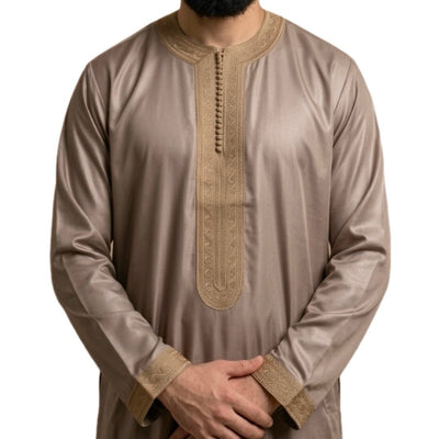 Moroccan Kaftan - Long Sleeve Moroccan Thobe