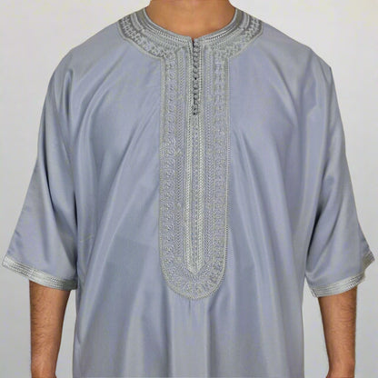 Premium Zip Gandoura | Moroccan Thobe