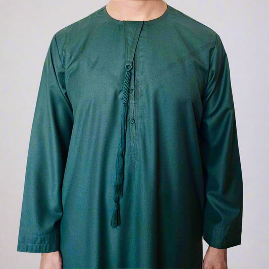 Premium Emirati Thobe | Zip and Detchable Tassel