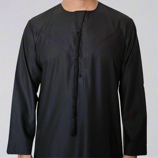 Premium Emirati Thobe | Zip and Detchable Tassel