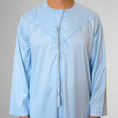 Premium Emirati Thobe | Zip and Detchable Tassel