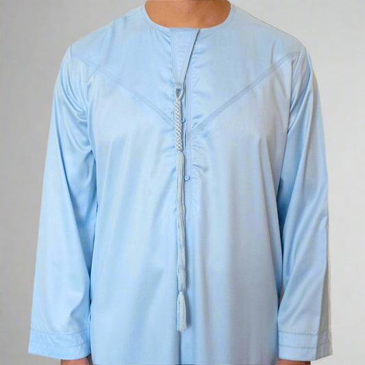 Premium Emirati Thobe | Zip and Detchable Tassel
