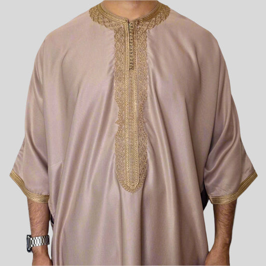 Premium Zip Gandoura | Moroccan Thobe