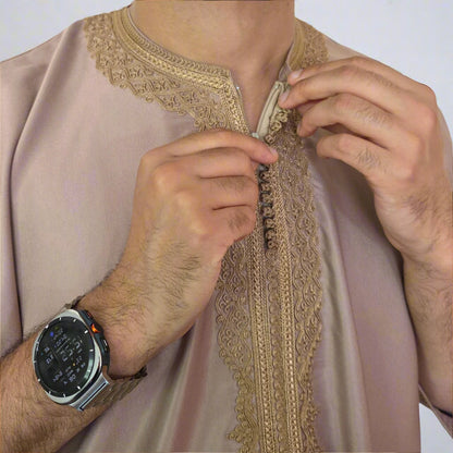 Premium Zip Gandoura | Moroccan Thobe