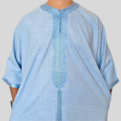 Premium Gandoura (With Middle Line) | Moroccan Thobe