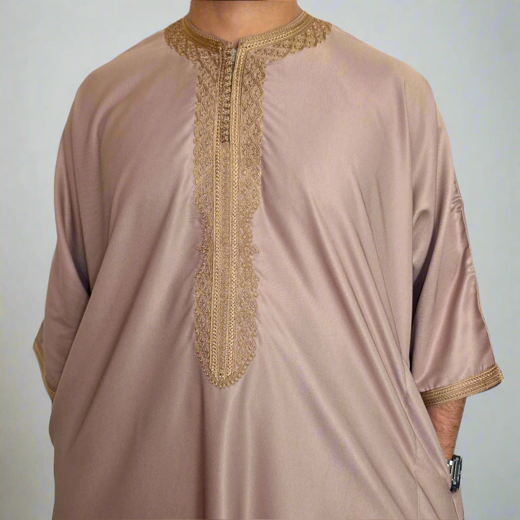 Premium Zip Gandoura | Moroccan Thobe