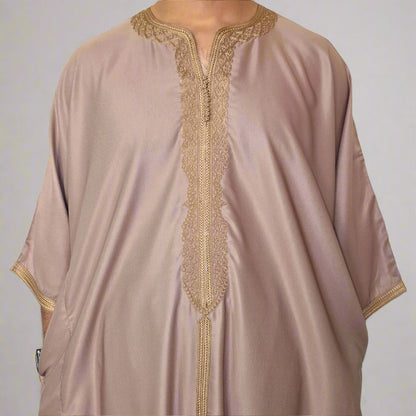 Premium Gandoura (With Middle Line) | Moroccan Thobe