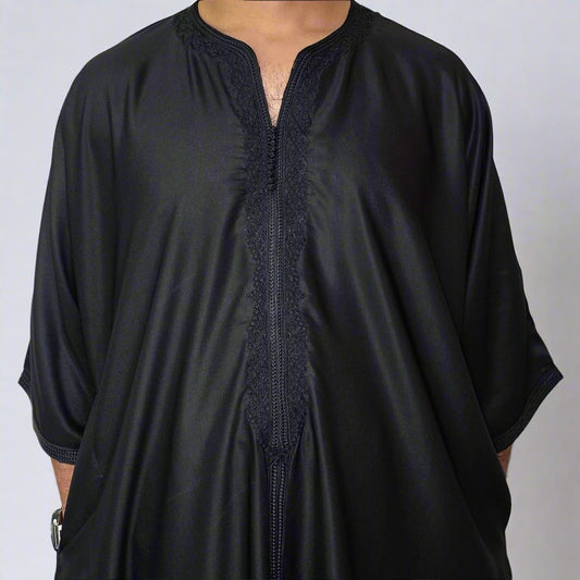 Premium Gandoura (With Middle Line) | Moroccan Thobe