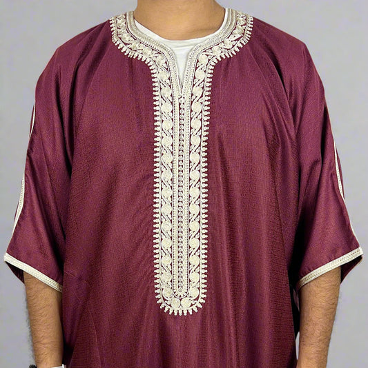 Premium Cotton Gandoura | Moroccan Thobe