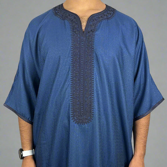 Premium Cotton Gandoura | Moroccan Thobe