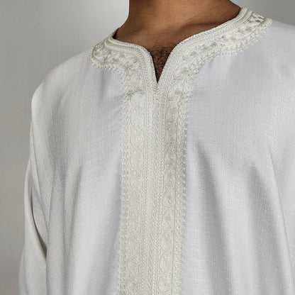Premium Cotton Gandoura | Moroccan Thobe