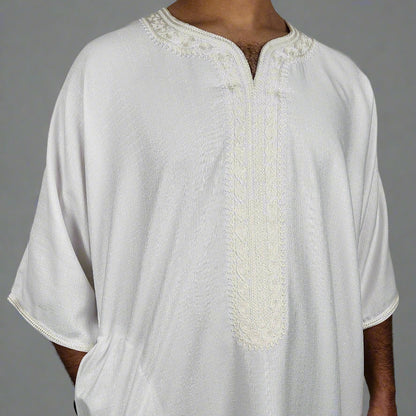 Premium Cotton Gandoura | Moroccan Thobe