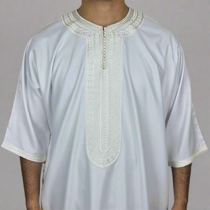 Premium Zip Gandoura | Moroccan Thobe